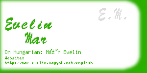 evelin mar business card